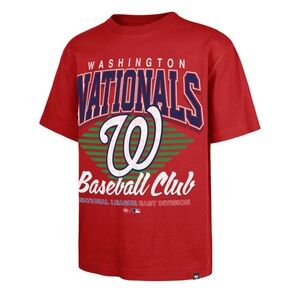 ‘47 Brand | WASHINGTON NATIONALS EXTENDED PLAY '47 FOUNDATION TEE - L / RED